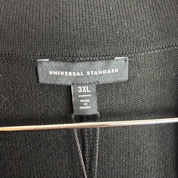 NWT Universal Standard Curve Cardi Cardigan Merino Wool In Black Womens Size 3XL - Picture 10 of 10
